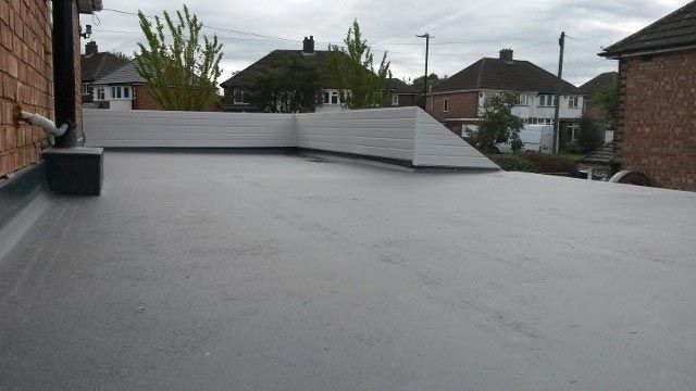 flat roofing work that has been completed by our professionals